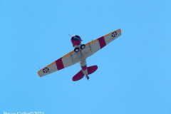 Farmingdale, New York,  -- In preparation of Memorial Day Weekend, Farmingdale’s American Airpower Museum (AAM) continues their historic participation in the Jones Beach Air Show, flying the Museum’s fabled "Arsenal of Democracy" warbirds over Jones Beach on Saturday, May 29th and Sunday, May 30th!  AAM’s squadron of iconic and meticulously restored vintage military aircraft includes a B-25 Mitchell Bomber, Douglas C-47 Skytrain, Grumman TBM Avenger Torpedo Bomber, Curtiss P-40 Flying Tiger, P-51D Mustang Fighter, AT28D5 Nomad Vietnam Era Fighter and AT-6 Texan.