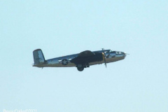 Farmingdale, New York,  -- In preparation of Memorial Day Weekend, Farmingdale’s American Airpower Museum (AAM) continues their historic participation in the Jones Beach Air Show, flying the Museum’s fabled "Arsenal of Democracy" warbirds over Jones Beach on Saturday, May 29th and Sunday, May 30th!  AAM’s squadron of iconic and meticulously restored vintage military aircraft includes a B-25 Mitchell Bomber, Douglas C-47 Skytrain, Grumman TBM Avenger Torpedo Bomber, Curtiss P-40 Flying Tiger, P-51D Mustang Fighter, AT28D5 Nomad Vietnam Era Fighter and AT-6 Texan.
