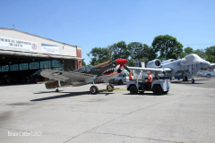 Farmingdale, New York,  -- In preparation of Memorial Day Weekend, Farmingdale’s American Airpower Museum (AAM) continues their historic participation in the Jones Beach Air Show, flying the Museum’s fabled "Arsenal of Democracy" warbirds over Jones Beach on Saturday, May 29th and Sunday, May 30th!  AAM’s squadron of iconic and meticulously restored vintage military aircraft includes a B-25 Mitchell Bomber, Douglas C-47 Skytrain, Grumman TBM Avenger Torpedo Bomber, Curtiss P-40 Flying Tiger, P-51D Mustang Fighter, AT28D5 Nomad Vietnam Era Fighter and AT-6 Texan.