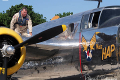 Farmingdale, New York,  -- In preparation of Memorial Day Weekend, Farmingdale’s American Airpower Museum (AAM) continues their historic participation in the Jones Beach Air Show, flying the Museum’s fabled "Arsenal of Democracy" warbirds over Jones Beach on Saturday, May 29th and Sunday, May 30th!  AAM’s squadron of iconic and meticulously restored vintage military aircraft includes a B-25 Mitchell Bomber, Douglas C-47 Skytrain, Grumman TBM Avenger Torpedo Bomber, Curtiss P-40 Flying Tiger, P-51D Mustang Fighter, AT28D5 Nomad Vietnam Era Fighter and AT-6 Texan.