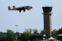 Farmingdale, New York,  -- In preparation of Memorial Day Weekend, Farmingdale’s American Airpower Museum (AAM) continues their historic participation in the Jones Beach Air Show, flying the Museum’s fabled "Arsenal of Democracy" warbirds over Jones Beach on Saturday, May 29th and Sunday, May 30th!  AAM’s squadron of iconic and meticulously restored vintage military aircraft includes a B-25 Mitchell Bomber, Douglas C-47 Skytrain, Grumman TBM Avenger Torpedo Bomber, Curtiss P-40 Flying Tiger, P-51D Mustang Fighter, AT28D5 Nomad Vietnam Era Fighter and AT-6 Texan.