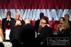 The 76th Alfred E Smith Dinner
Javits Center Expansion
429 11th Avenue
New York, NY
Thursday, October 21, 2021
For Credit:  Mary DiBiase Blaich

The Honorable Condoleezza Rice, 66th Secretary of State of the United States, was this year’s Keynote Speaker for the 76th Annual Alfred E. Smith Memorial Foundation Dinner,  The dinner was held on Thursday, October 21, 2021 at the Javits Center Expansion located at 429 11th Ave, New York, NY 10001 at 7:00PM.
Secretary Rice shared the dais with Timothy Cardinal Dolan, Archbishop of New York. This year’s  “Happy Warrior” award recipient was Mr. Frank Bennack, Jr who received his award from Mary Callahan Erdos, Vice-Chair of the Alfred E Smith Foundation. The evening also featured a prerecorded video by President George W. Bush, a former Keynote Speaker who wore a T-shirt with a tuxedo print on the front.