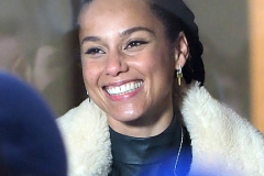 NEW YORK, NEW YORK - DECEMBER 14: Alicia Keys thru the window on NBC's "Today" on December 14, 2021 in New York City. (Photo by Debra L Rothenberg)