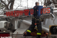 April 4, 2022  New York,  All-Hands Fire in apartment building in Sheepshead Bay Brooklyn neighborhood. approximately 50 firefighters and 2 Ambulances arrived to flames shooting out  of the windows.