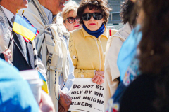 An “ad-hoc” committee of Rabbis for Peace in Ukraine organized a peaceful rally in front of the United States Mission to the UN. In order to “raise a voice of moral conscience.” During the Fast of Esther on the eve of Purim. Rabbi  Avi Weiss of The Bayit and other Rabbinical community figures spoke to the public on the need for peace and understanding and necessity to end the war. 
In conclusion of the rally was a peaceful civil disobedience.  
Manhattan, NYC. Wednesday, March 16, 2022. (C) Bianca Otero