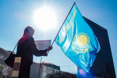 An “ad-hoc” committee of Rabbis for Peace in Ukraine organized a peaceful rally in front of the United States Mission to the UN. In order to “raise a voice of moral conscience.” During the Fast of Esther on the eve of Purim. Rabbi  Avi Weiss of The Bayit and other Rabbinical community figures spoke to the public on the need for peace and understanding and necessity to end the war. 
In conclusion of the rally was a peaceful civil disobedience.  
Manhattan, NYC. Wednesday, March 16, 2022. (C) Bianca Otero