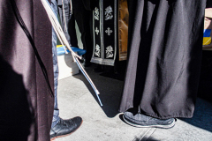 An “ad-hoc” committee of Rabbis for Peace in Ukraine organized a peaceful rally in front of the United States Mission to the UN. In order to “raise a voice of moral conscience.” During the Fast of Esther on the eve of Purim. Rabbi  Avi Weiss of The Bayit and other Rabbinical community figures spoke to the public on the need for peace and understanding and necessity to end the war. 
In conclusion of the rally was a peaceful civil disobedience.  
Manhattan, NYC. Wednesday, March 16, 2022. (C) Bianca Otero