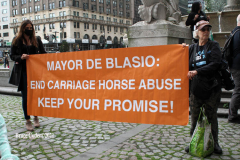 New York,   Anti Fur protest in Manhattan. Protestors marched through the streets of Manhattan and targeted high end clothes stores that sell Fur products.