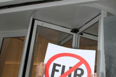 New York,   Anti Fur protest in Manhattan. Protestors marched through the streets of Manhattan and targeted high end clothes stores that sell Fur products.