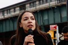 Rep. Ocasio-Cortez rallies with volunteers, Assembly member Reyes, and Assembly member Fernandez on Sunday, March 27
Parkchester, The Bronx

(C) Steve Sands / New York Newswire