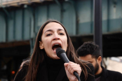 Rep. Ocasio-Cortez rallies with volunteers, Assembly member Reyes, and Assembly member Fernandez on Sunday, March 27
Parkchester, The Bronx

(C) Steve Sands / New York Newswire