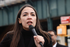 Rep. Ocasio-Cortez rallies with volunteers, Assembly member Reyes, and Assembly member Fernandez on Sunday, March 27
Parkchester, The Bronx

(C) Steve Sands / New York Newswire