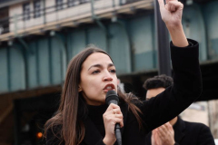 Rep. Ocasio-Cortez rallies with volunteers, Assembly member Reyes, and Assembly member Fernandez on Sunday, March 27
Parkchester, The Bronx

(C) Steve Sands / New York Newswire