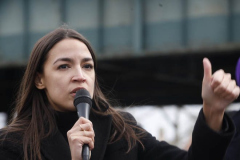 Rep. Ocasio-Cortez rallies with volunteers, Assembly member Reyes, and Assembly member Fernandez on Sunday, March 27
Parkchester, The Bronx

(C) Steve Sands / New York Newswire