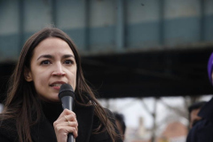 Rep. Ocasio-Cortez rallies with volunteers, Assembly member Reyes, and Assembly member Fernandez on Sunday, March 27
Parkchester, The Bronx

(C) Steve Sands / New York Newswire