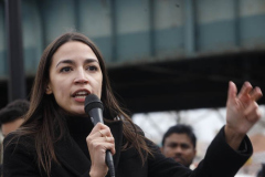 Rep. Ocasio-Cortez rallies with volunteers, Assembly member Reyes, and Assembly member Fernandez on Sunday, March 27
Parkchester, The Bronx

(C) Steve Sands / New York Newswire