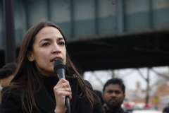 Rep. Ocasio-Cortez rallies with volunteers, Assembly member Reyes, and Assembly member Fernandez on Sunday, March 27
Parkchester, The Bronx

(C) Steve Sands / New York Newswire