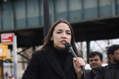 Rep. Ocasio-Cortez rallies with volunteers, Assembly member Reyes, and Assembly member Fernandez on Sunday, March 27
Parkchester, The Bronx

(C) Steve Sands / New York Newswire