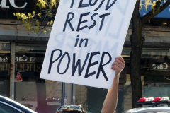 After former Minneapolis, Minnesota Police Officer Derek Chauvin was found guilty on all 3 charges in the death of George Floyd, a group of Black Lives Matters and members of the Justice For George group held a Community Peace Walk in the Harlem section of New York City.