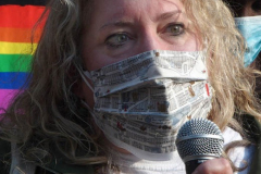 After former Minneapolis, Minnesota Police Officer Derek Chauvin was found guilty on all 3 charges in the death of George Floyd, a group of Black Lives Matters and members of the Justice For George group held a Community Peace Walk in the Harlem section of New York City.