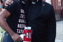 After former Minneapolis, Minnesota Police Officer Derek Chauvin was found guilty on all 3 charges in the death of George Floyd, a group of Black Lives Matters and members of the Justice For George group held a Community Peace Walk and walked down 125th Street in Harlem.