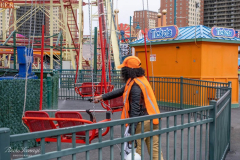 NEW YORK  Luna Park amusement park reopened at Coney Island on Friday for the first time since the coronavirus pandemic started.

The park has been waiting since October 2019 to welcome back guests, and it’s added six new, family-friendly rides for Opening Day, New York City Mayor Bill de Blasio was on hand to cut the ribbon to open the park. Park workers disinfect the rides after each usage.
( Photos: Reiko Yanagi©2021)