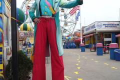 Mayor Bill de Blasio speaks at the reopening of the Coney Island amusement area in New York.
Photo By Beth Eisgrau-Heller