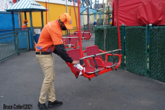 NEW YORK  Luna Park amusement park reopened at Coney Island on Friday for the first time since the coronavirus pandemic started.

The park has been waiting since October 2019 to welcome back guests, and it’s added six new, family-friendly rides for Opening Day, New York City Mayor Bill de Blasio was on hand to cut the ribbon to open the park. Park workers disinfect the rides after each usage
