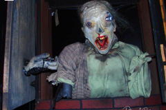 Scary characters are part of the rides at the reopening of the Coney Island amusement area in New York.