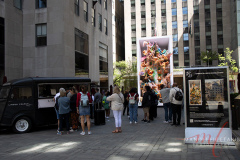 “Casa Battló: Living Architecture” is a new public art piece that is on display outside Rockefeller Plaza through May 13.