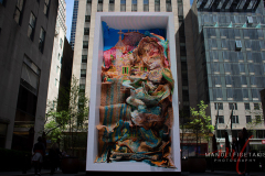 “Casa Battló: Living Architecture” is a new public art piece that is on display outside Rockefeller Plaza through May 13.