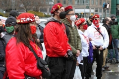 NEW YORK - Rise up Against Asian Hate Rally held at Foley Square in Manhattan.
Politicians and victims speak out against Asian Hate Crimes which have been on the rise in New York City. Photos: Bruce Cotler