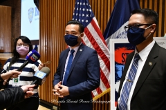 NYPD adding undercover patrols to combat anti-Asian attacks 

NEW YORK -- The New York Police Department will increase outreach and patrols in Asian communities, including the use of undercover officers, amid a spike in anti-Asian hate crimes, officials said Thursday. 

The department is sending undercover officers to the city's Chinatowns and other areas with significant Asian populations in an attempt to prevent and disrupt attacks, Police Commissioner Dermot Shea said at a news conference. 

The undercover officers are being trained and will be on patrol by the end of the weekend, Chief of Department Rodney Harrison said. He described the complement as a “robust team” but declined to give a specific number of officers, all of whom are of Asian descent. 

In a warning to would-be attackers, Shea said: “The next person you target, whether it’s through speech, menacing activity or anything else, walking along a sidewalk or on a train platform, may be a plainclothes New York City police officer. So think twice.” 

The NYPD is also adding two detectives to its hate crimes task force, holding community forums in Asian neighborhoods, including Flushing, Queens, and Sunset Park, Brooklyn, and providing businesses and residents with posters and pamphlets printed in Mandarin, Korean and other languages. 

Shea also announced Inspector Tommy Ng as the new leader of the department’s Asian Hate Crime Task Force, replacing the retiring Deputy Inspector Stewart Loo. 

The NYPD has tallied 26 anti-Asian incidents this year, including 12 assaults, compared with eight stemming from misplaced blame for the coronavirus pandemic at the same time last year, according to Deputy Inspector Jessica Corey, commanding officer of the department’s Hate Crimes Task Force. 

Among them: a 68-year-old man punched on a subway train, a 37-year-old woman assaulted as she headed to an anti-Asian violence protest in Manhattan, and a 54-year-old woman hit in the face with a metal pipe while walking home. 

Actor Olivia Munn drew attention to the issue in February, tweeting about an assault on her friend’s mother in Flushing. 
Shootings last week at three massage businesses in the Atlanta area have also raised concerns about violence against Asians. Eight people were killed, most of them Asian. 

Harrison said the Asian Hate Crimes Task Force, staffed with many officers and detectives of Asian descent, was created to make victims feel more comfortable so they would move forward in the judicial process to hold perpetrators accountable. 

A reporter attending the news conference from a Chinese-language newspaper told police officials that she has gotten calls from readers who were frustrated that the police dropped their case. She said those readers wondered if they should carry around a stick or knife to protect themselves instead. 

Ng said using a weapon could cause more harm and recommended that people experiencing verbal abuse or violence to get themselves to a safe place and call police immediately.