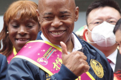 May 15, 2022  NEW YORK -- New Yorkers celebrated Asian American and Pacific Islander heritage Parade. 
The first-of-its-kind parade in New York City honors the local Asian American Pacific Islander population, the second largest in the U.S., and shows solidarity against intolerance and division,  NYC Mayor Eric Adams