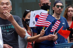 May 15, 2022  NEW YORK -- New Yorkers celebrated Asian American and Pacific Islander heritage Parade. 
The first-of-its-kind parade in New York City honors the local Asian American Pacific Islander population, the second largest in the U.S., and shows solidarity against intolerance and division,