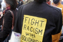 New York-  Stop the Hate Rally held at City Hall Park. Groups protested the recent rash of attacks against the Asian community.
