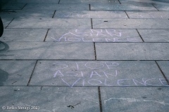 New York-  Stop the Hate Rally held at City Hall Park. Groups protested the recent rash of attacks against the Asian community.
