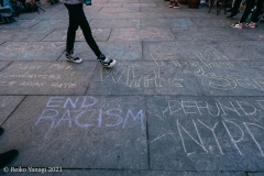 New York-  Stop the Hate Rally held at City Hall Park. Groups protested the recent rash of attacks against the Asian community.