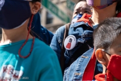 New York-  Stop the Hate Rally held at City Hall Park. Groups protested the recent rash of attacks against the Asian community.