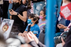 New York-  Stop the Hate Rally held at City Hall Park. Groups protested the recent rash of attacks against the Asian community.