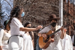 New York-  Stop the Hate Rally held at City Hall Park. Groups protested the recent rash of attacks against the Asian community.
