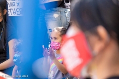 New York-  Stop the Hate Rally held at City Hall Park. Groups protested the recent rash of attacks against the Asian community.