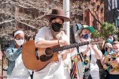 New York-  Stop the Hate Rally held at City Hall Park. Groups protested the recent rash of attacks against the Asian community.