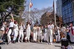 New York-  Stop the Hate Rally held at City Hall Park. Groups protested the recent rash of attacks against the Asian community.
