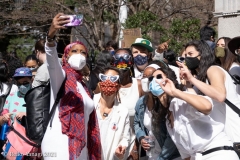 New York-  Stop the Hate Rally held at City Hall Park. Groups protested the recent rash of attacks against the Asian community.