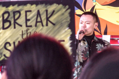 People and public figures came together for the Justice for Asian Women Rally in Times Square. Organized by the Asian Justice Movement,  cities across the United States held rallies to call for justice for Asian women facing ongoing attacks and racism.
In the past two years dramatic increase in anti-Asian hate crimes and random violence has effected the country and shaken Asian communities causing fear and alarm.
In NYC alone, three Asian American women were killed , In unprovoked attacks in the first quarter of the year. Statistically Asian women are targeted higher than compared to Asian men.
Performers, Kate Rigg, AKA Lady K. Sian and actor Perry Young were amongst the handful of performers to partake in the event.
Times Square, NYC. Wednesday, March 16, 2022. (C) Bianca Otero