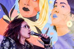 People and public figures came together for the Justice for Asian Women Rally in Times Square. Organized by the Asian Justice Movement,  cities across the United States held rallies to call for justice for Asian women facing ongoing attacks and racism.
In the past two years dramatic increase in anti-Asian hate crimes and random violence has effected the country and shaken Asian communities causing fear and alarm.
In NYC alone, three Asian American women were killed , In unprovoked attacks in the first quarter of the year. Statistically Asian women are targeted higher than compared to Asian men.
Performers, Kate Rigg, AKA Lady K. Sian and actor Perry Young were amongst the handful of performers to partake in the event.
Times Square, NYC. Wednesday, March 16, 2022. (C) Bianca Otero