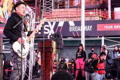 People and public figures came together for the Justice for Asian Women Rally in Times Square. Organized by the Asian Justice Movement,  cities across the United States held rallies to call for justice for Asian women facing ongoing attacks and racism.
In the past two years dramatic increase in anti-Asian hate crimes and random violence has effected the country and shaken Asian communities causing fear and alarm.
In NYC alone, three Asian American women were killed , In unprovoked attacks in the first quarter of the year. Statistically Asian women are targeted higher than compared to Asian men.
Performers, Kate Rigg, AKA Lady K. Sian and actor Perry Young were amongst the handful of performers to partake in the event.
Times Square, NYC. Wednesday, March 16, 2022. (C) Bianca Otero