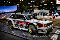 After a 2 year hiatus NY Governor Kathy Hochul welcomes the International Auto Show back to the New York Javits Center 4/13/2022.  The Governor announced electric vehicle programs are coming to New York, and encouraged people to try the EV test track.   EVolve EV fast chargers are planned for LaGuardia Airport.  The show has a variety of production and prototype vehicles, gas and electric.  Photos by Jon Simon