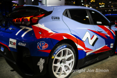 After a 2 year hiatus NY Governor Kathy Hochul welcomes the International Auto Show back to the New York Javits Center 4/13/2022.  The Governor announced electric vehicle programs are coming to New York, and encouraged people to try the EV test track.   EVolve EV fast chargers are planned for LaGuardia Airport.  The show has a variety of production and prototype vehicles, gas and electric.  Photos by Jon Simon